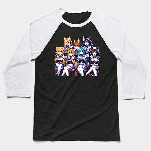 anthro Baseball T-Shirt by vaporgraphic